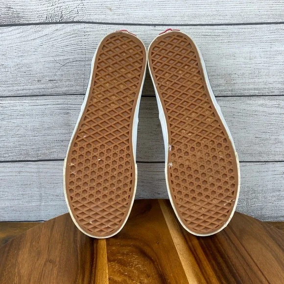 Vans Authentic Lace Up Classic Shoes Antique Off White Men’s Sneaker Size 10.5 - Picture 10 of 11